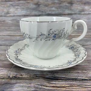 Johnson Brothers Ironstone 'Charmain' Vintage China Teacup and Saucer